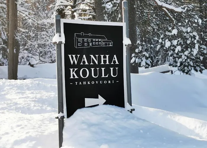 Wanha Koulu Tahko Onnela, 4mh, Palju, Sauna, Tupakeittioe, Wifi, Liikuntasali, Rinteetsparavintola 6km, Lemmikit Ok, Edukas *